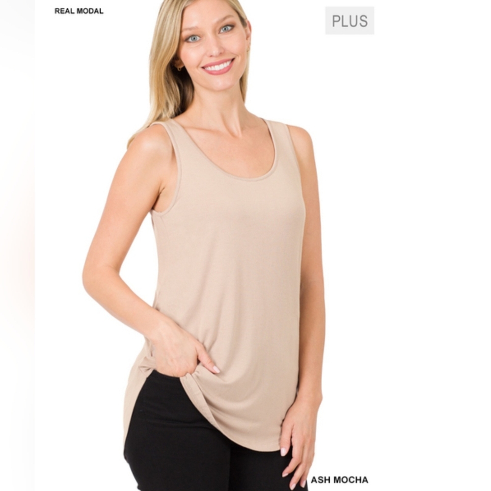 Plus size tank top Zenana
